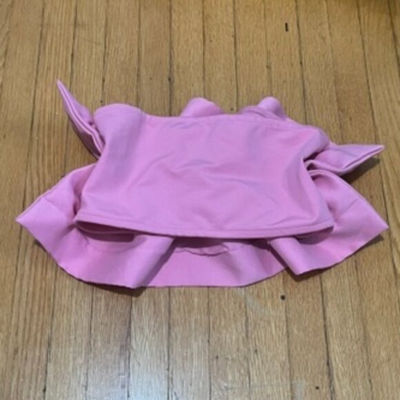 Ruffled Pink Zara Tube Top - Picture 2 of 3